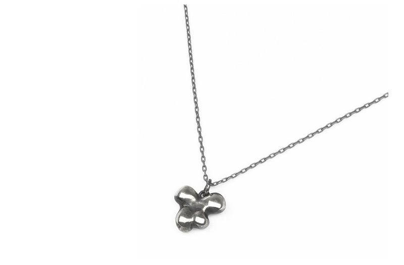 Water Drop Necklace (Antique Silver)