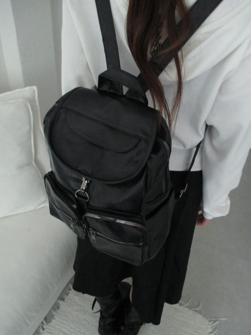 double pocket backpack