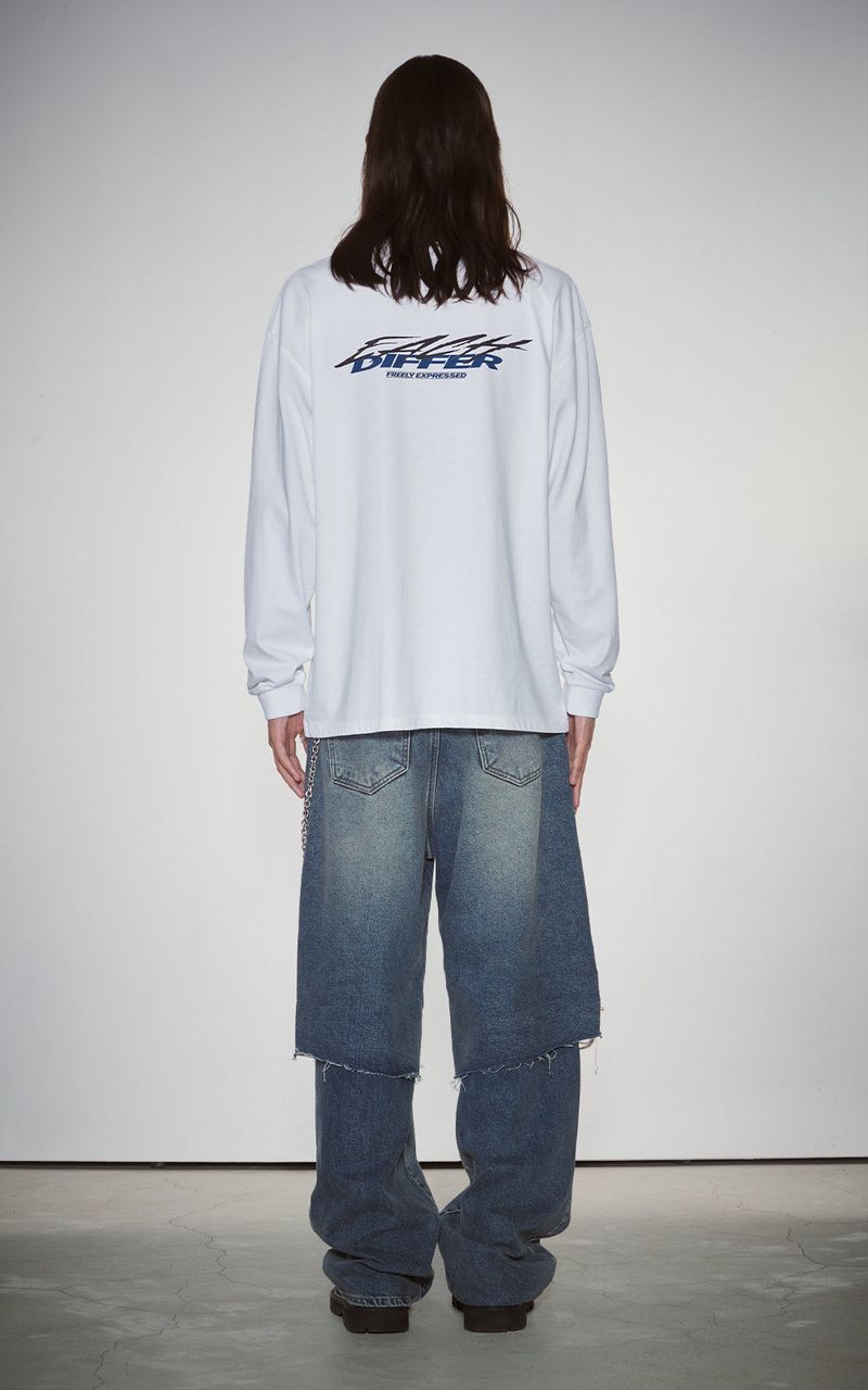 GRAFFITI LONG SLEEVE_WHITE