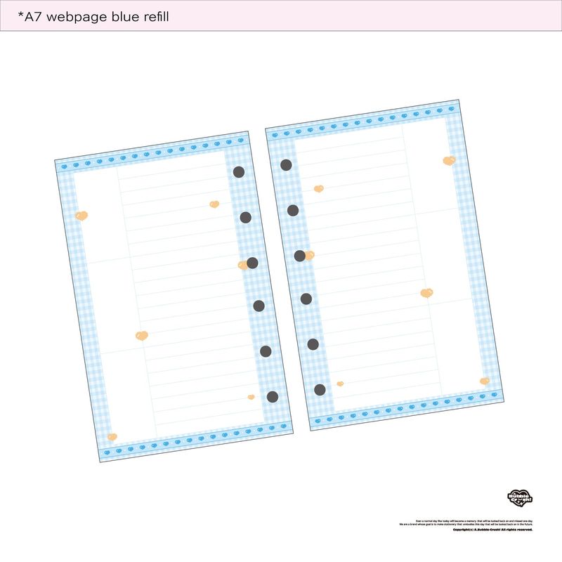 A7 webpage blue refill