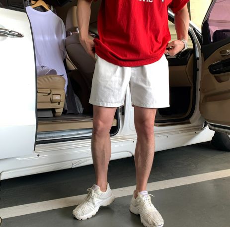 LOOKPLE（ルックプル）の「Liu Washing Cotton Banding Shorts（Pants）」