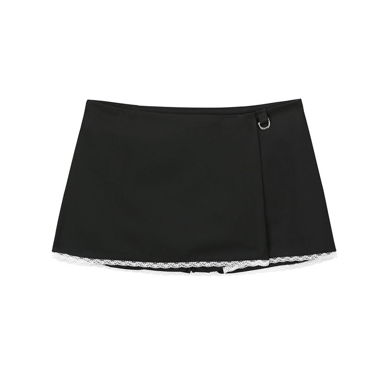 CLUT STUDIO(クラットスタジオ)の「Lace Skirt with Shorts - BLACK(Skirts)」