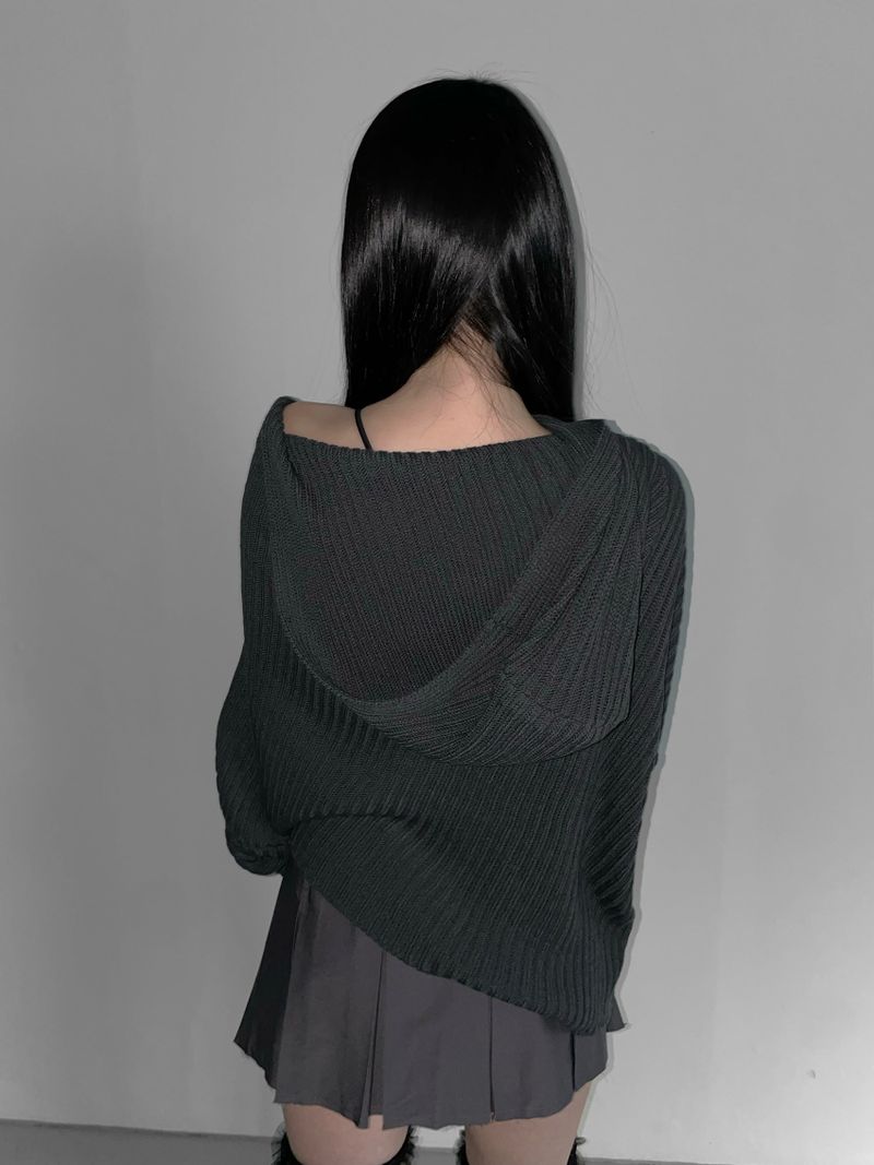 multi off shoulder kint(3 color)