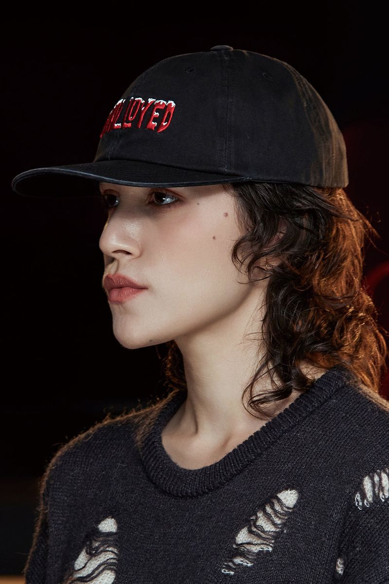 SNOW LOGO CAP / BLACK