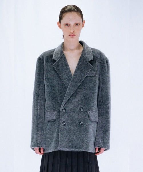 VIAVANDA（ヴィアヴァンダ）の「FUR DOUBLE JACKET（Jackets/Outerwear）」