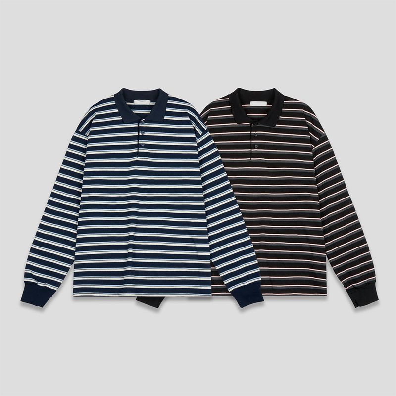 [F/W] Wit stripe kara t-shirts (2color)