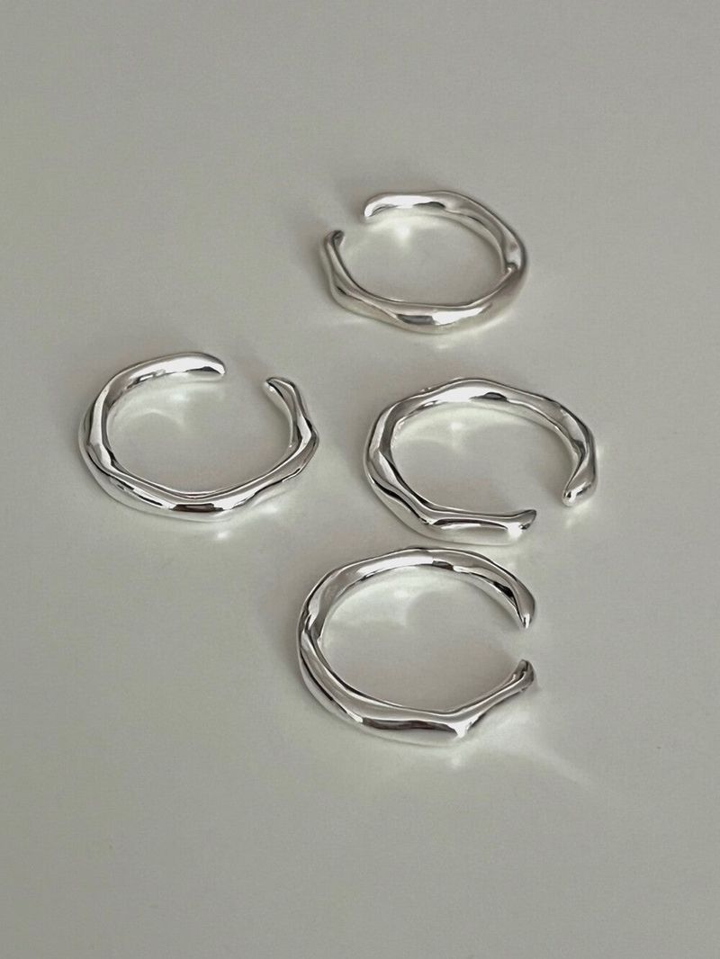 (silver925) Rough open ring