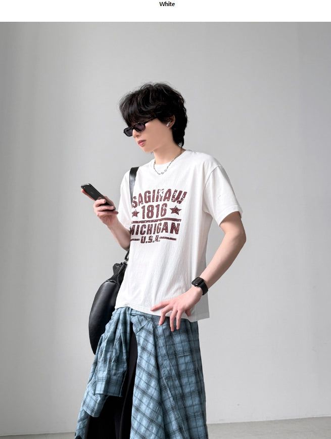 YOURNUS（ユアナス）の「Michigan Crop Half Sleeve（Tops）」