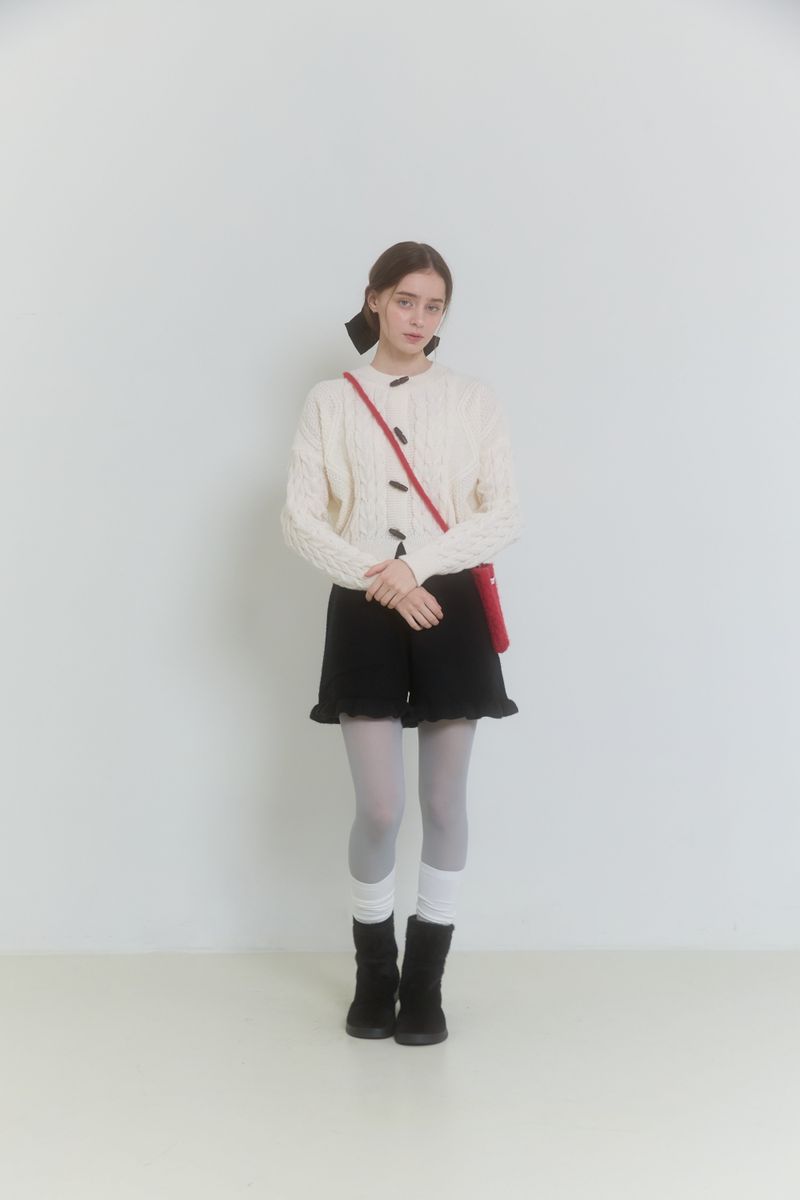 FAIRY FRILL KNIT SHORTS