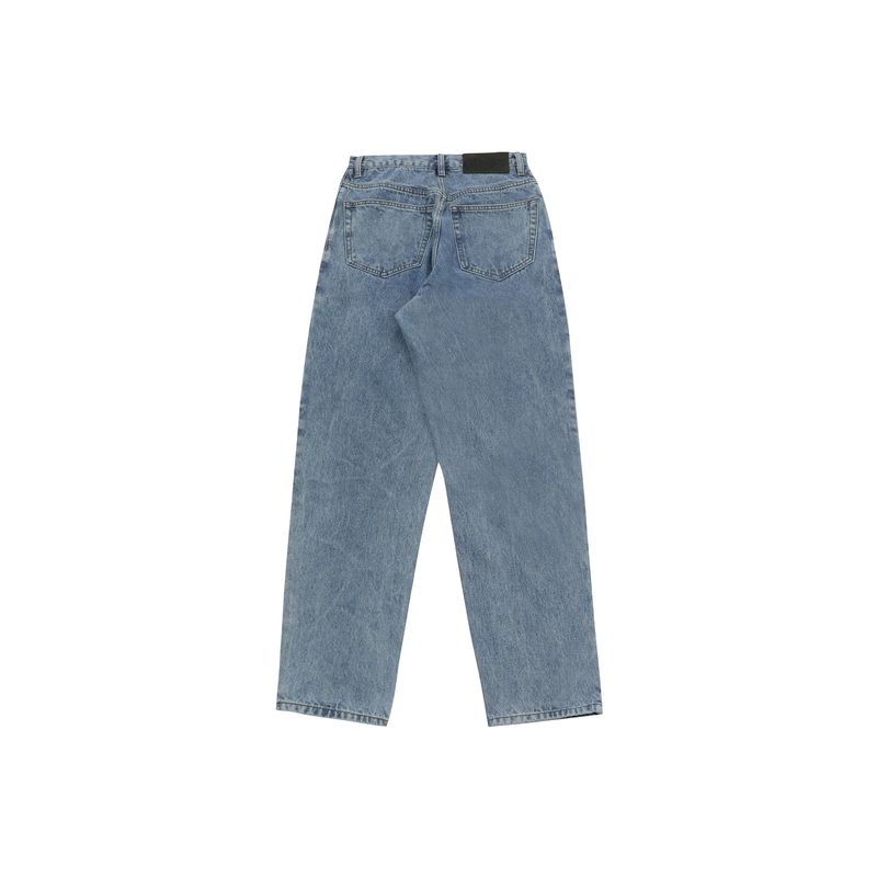 WASHED BLUE RELAXED JEANS