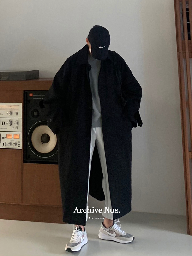 Nus. archive(ナス アーカイブ)の「Nus. Black Mac Coat(봄 가을)()」