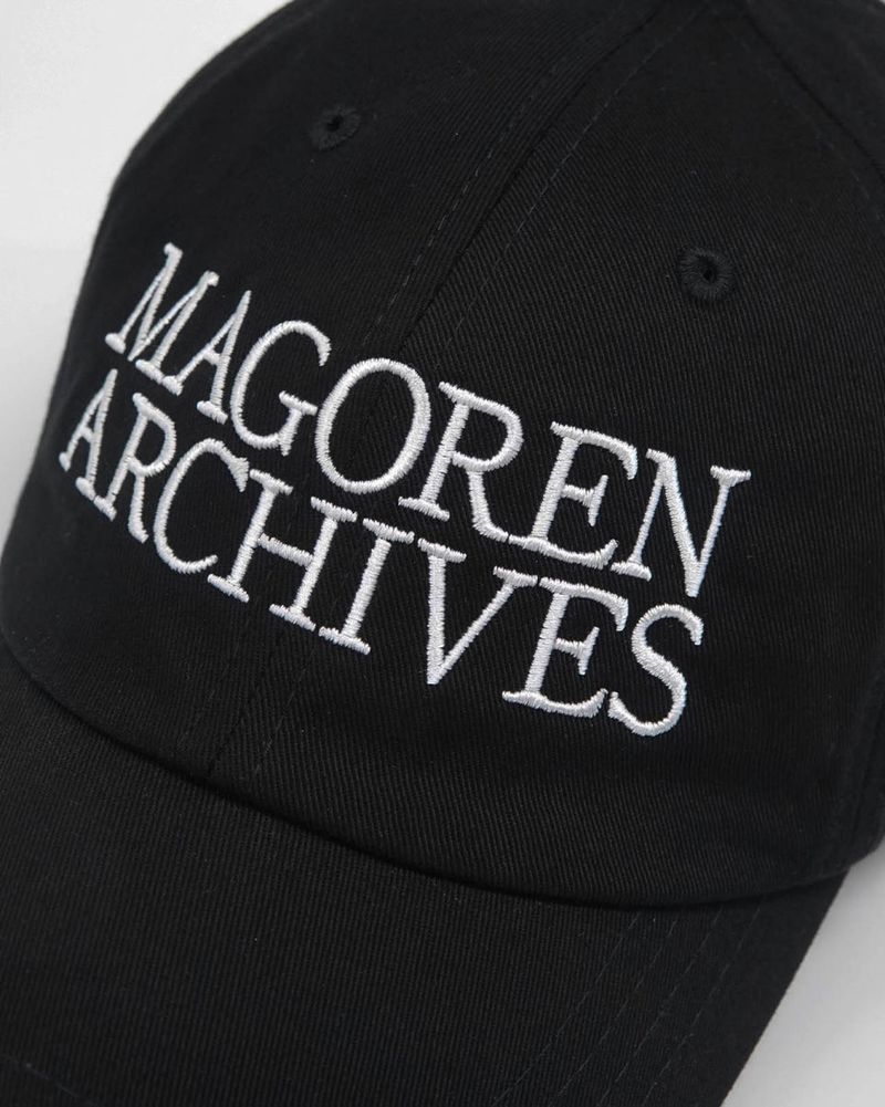 Magoren Archives Ball Cap Vinatage Black