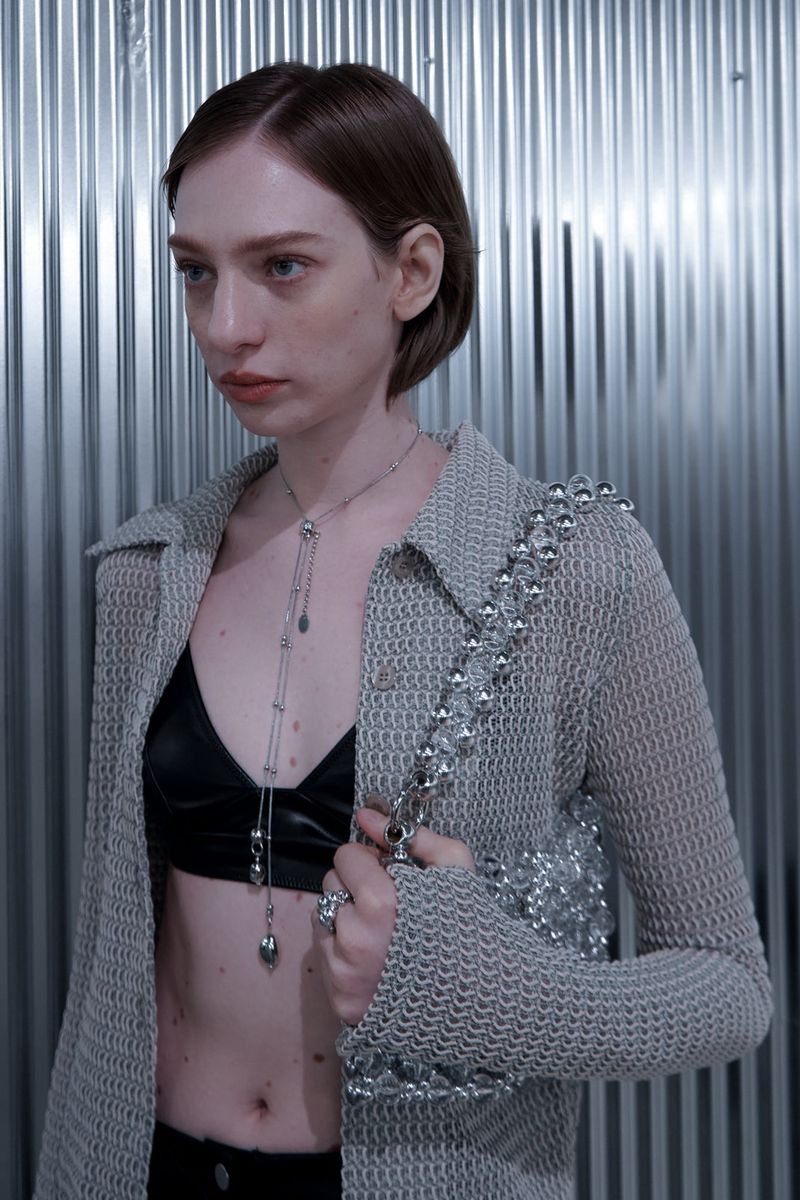 Metalic Clip Necklace