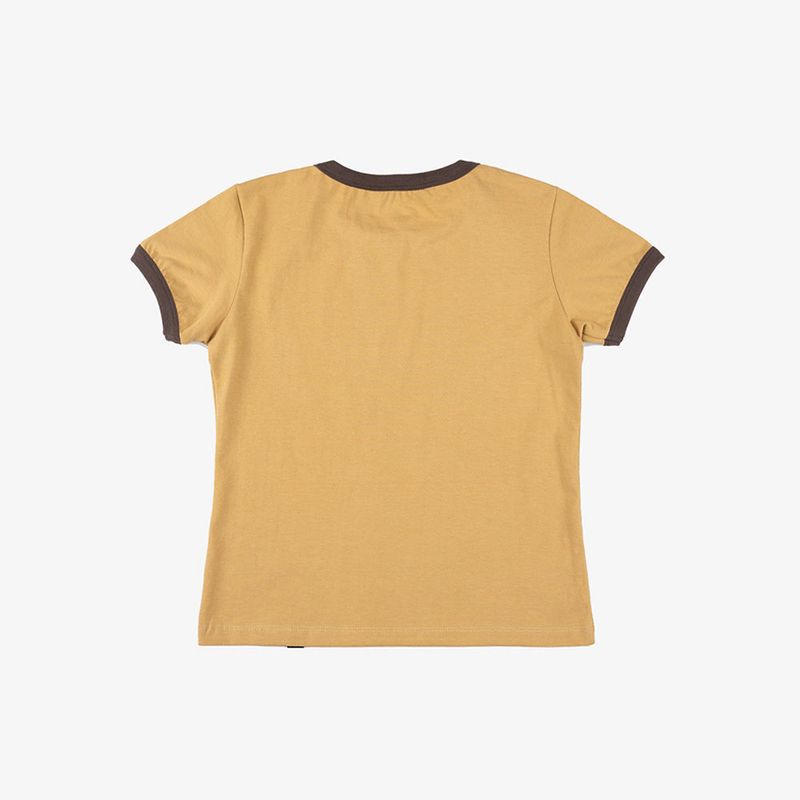 Horses Graphic Tee_Mustard