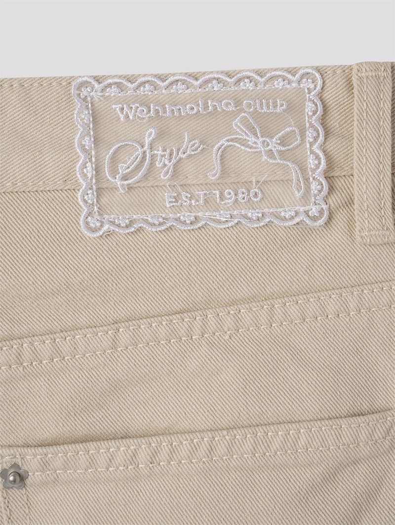 FRILL CAPRI PANTS (3C)