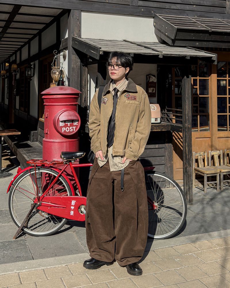 Cuff Bizo Balloon Cotton Pants