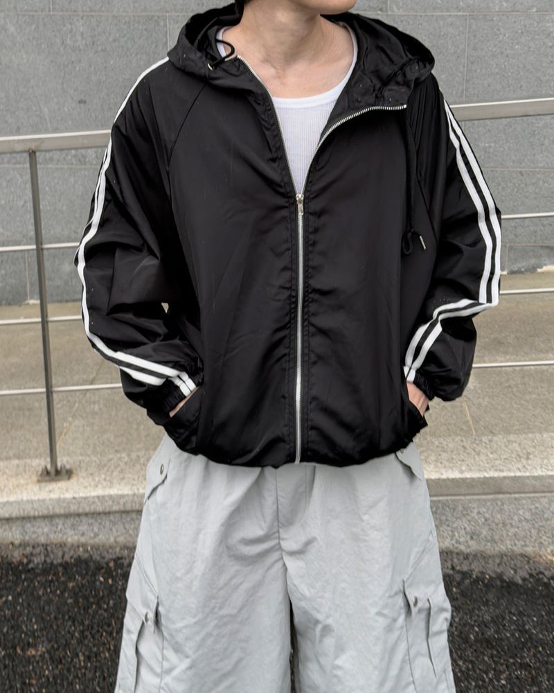 Dian Lightweight Hood Track Windbreaker