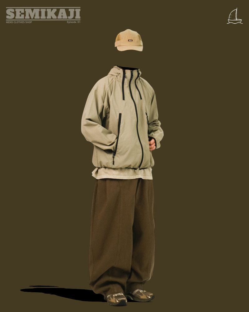 AN Cotton Rivet Balloon Pants