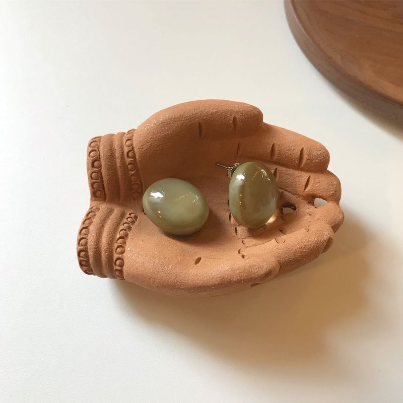 oar（オーエーアール）の「Formica Pebble earring  [Green]（Accessories）」