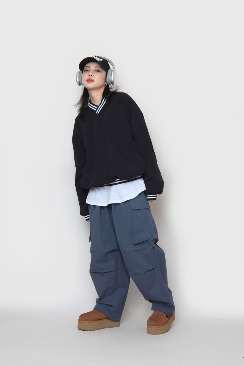 Warm-up line sweatshirt