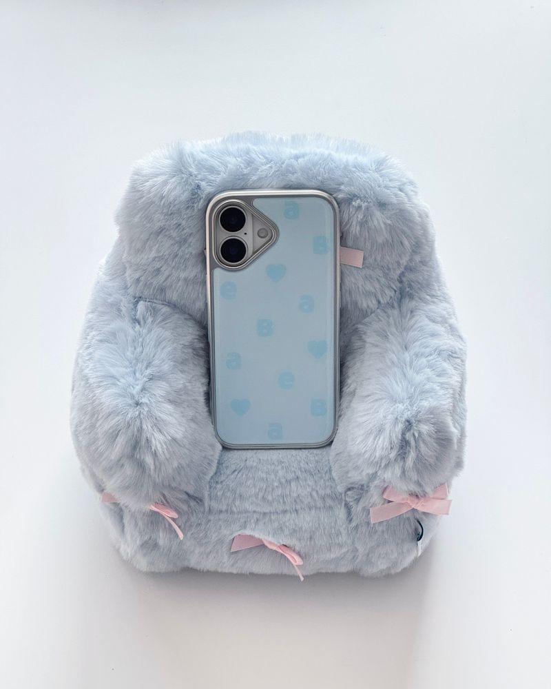 NEW LOGO Twin Blue Silver Epoxy Case