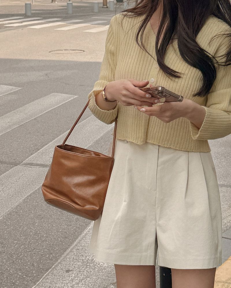 Luma Leather Mini Tote Bag