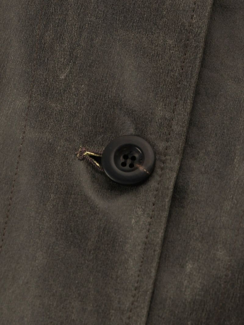 Vintage Leather Half Coat