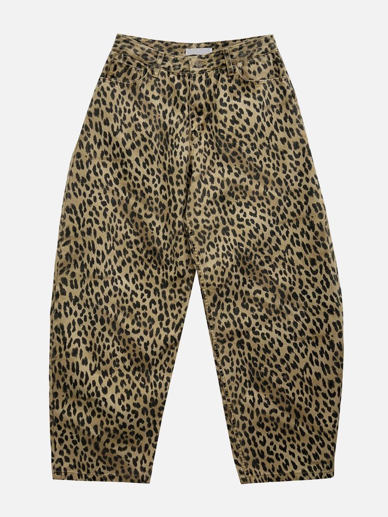 Chiller Leopard Wide Balloon Pants 2C