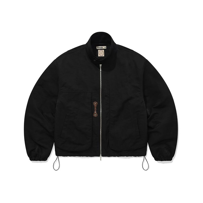 Harrington blouson jacket / Black