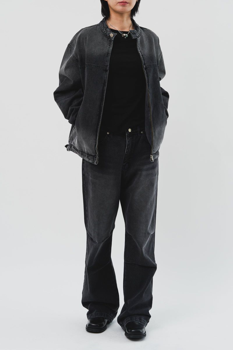 Anti Biker Denim Jacket (3color)