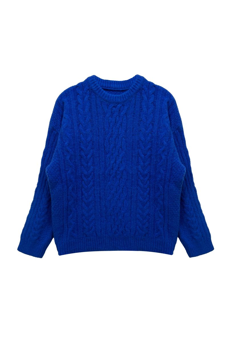 JUICY ROUND KNIT / BLUE