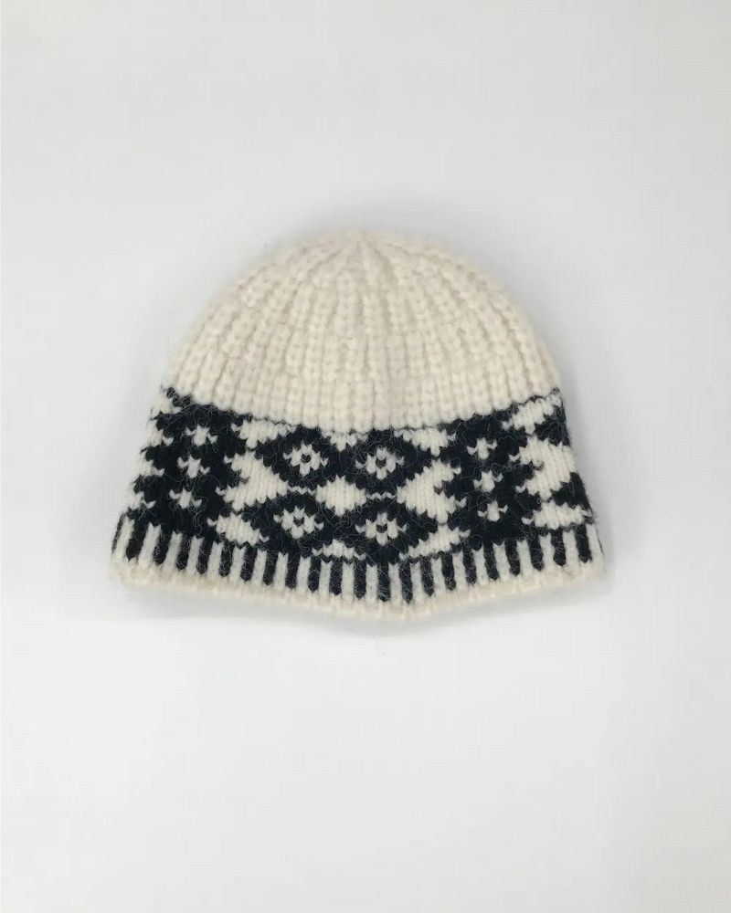 Pattah Nordic Knit Hat (4color)