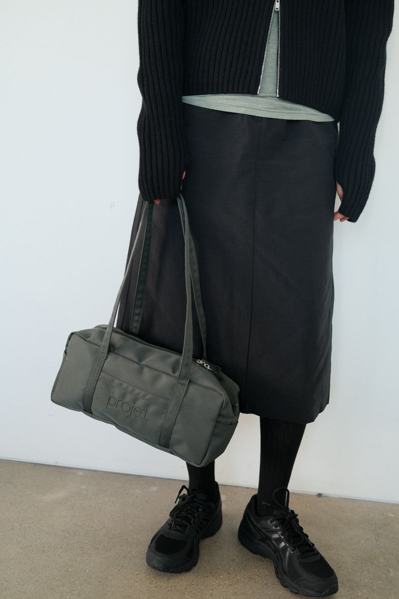 compact duffle bag (deep green)