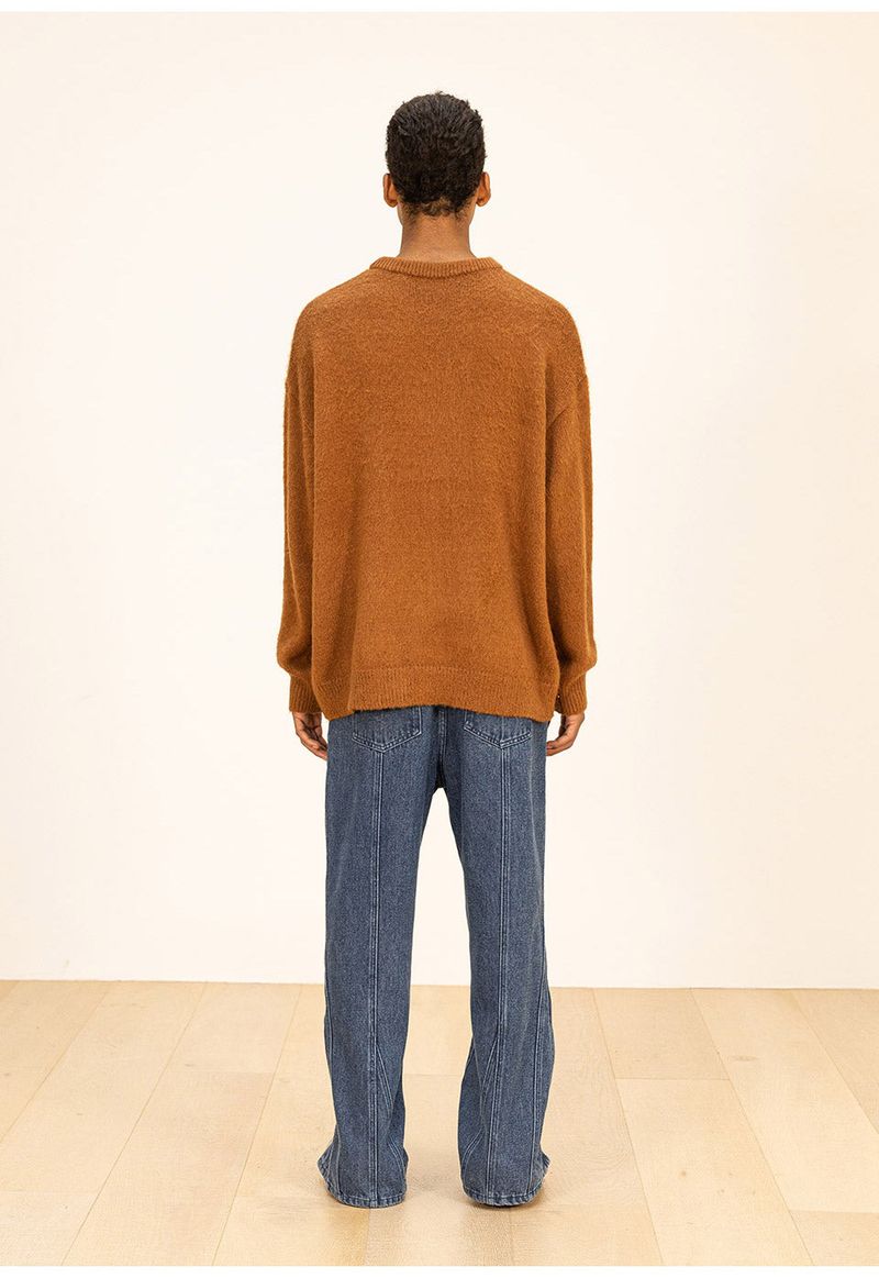 WOOL SOFT MOHAIR OVERSIZED KNIT