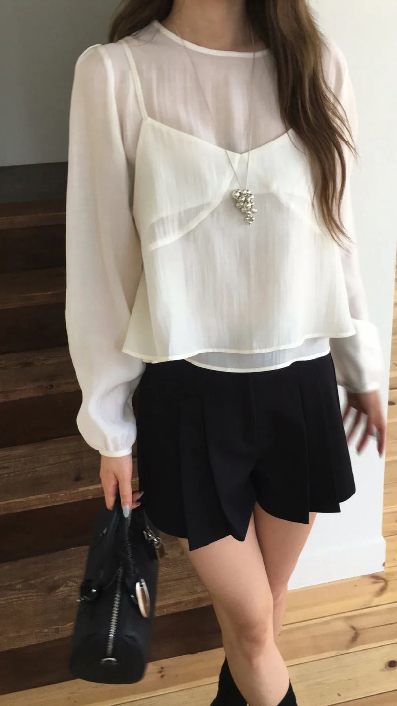 Paul bustier set blouse