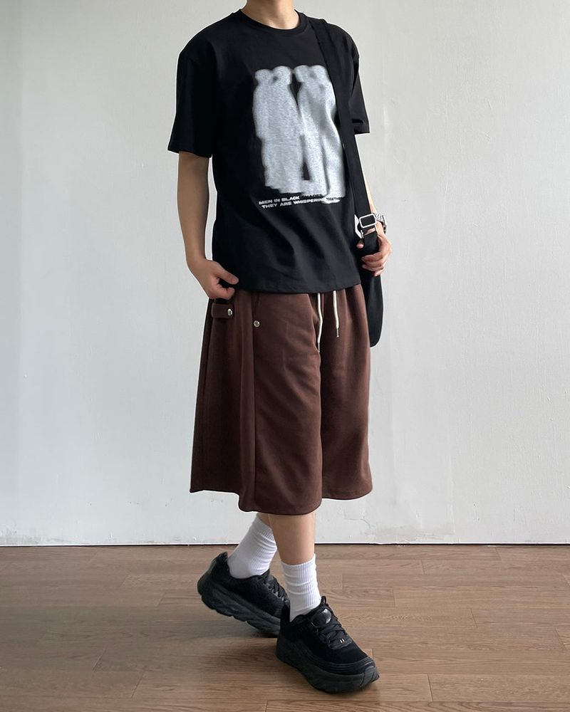 East Snap Bermuda Sweatpants
