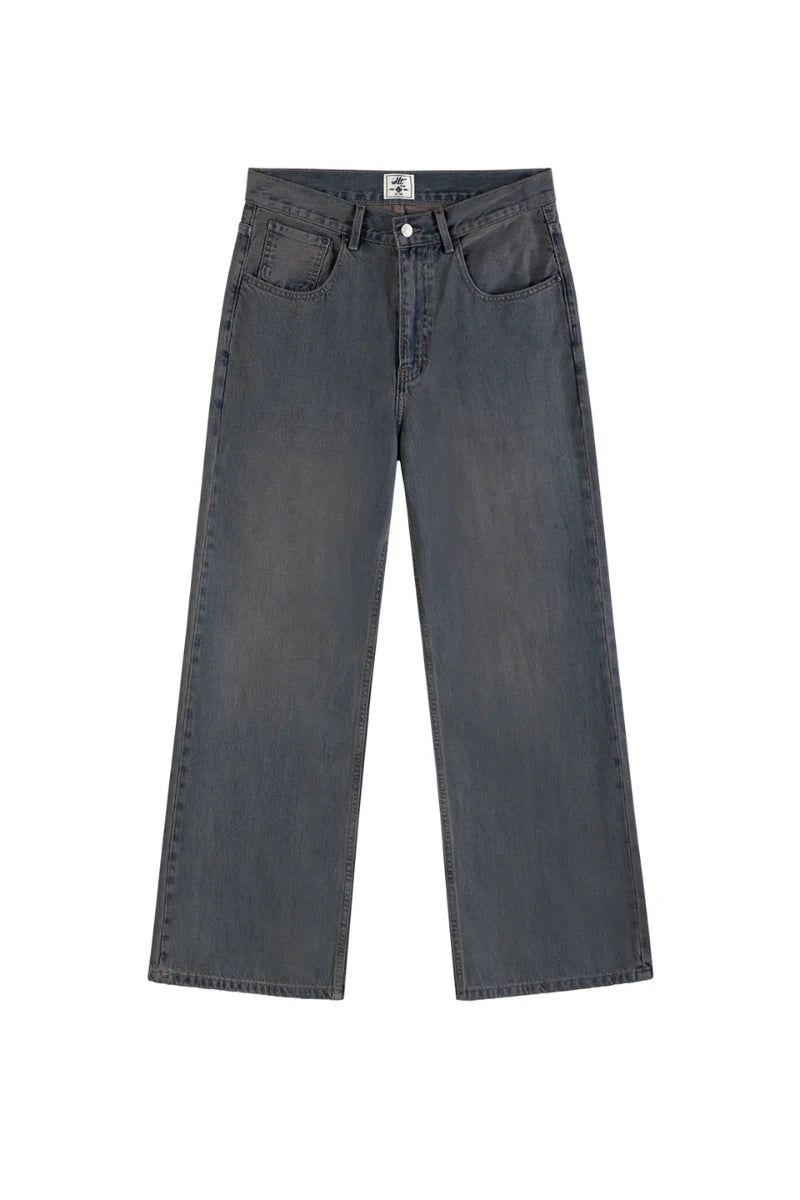Vintage Washed Flare Jeans