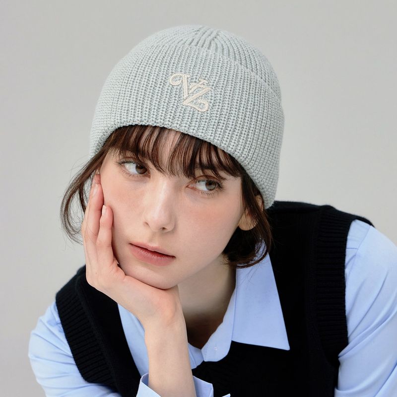 Leaf VZ Logo Washed Beanie / Mint