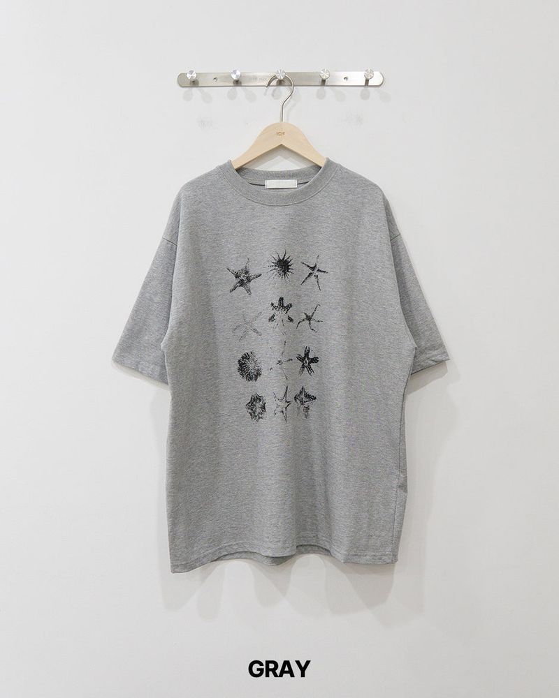 Fish Print Short Sleeve