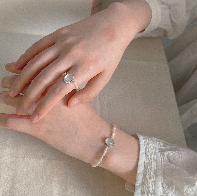 Frost rose bracelet