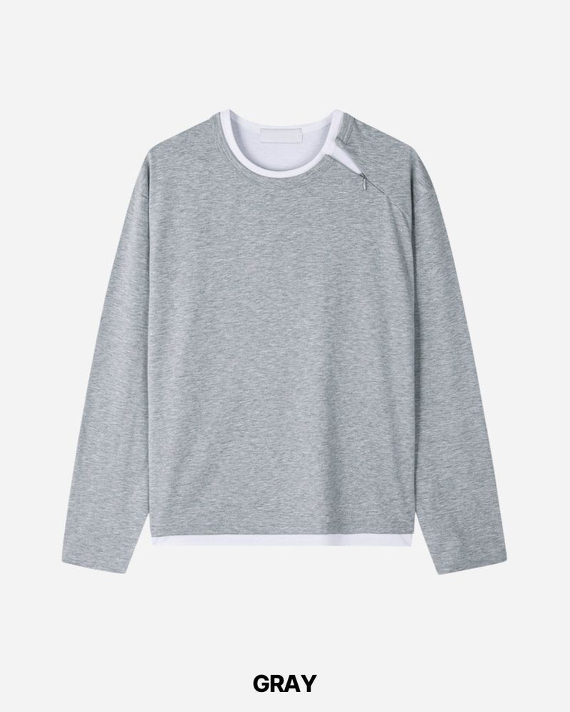 Glim Layered Crop Long Sleeve T
