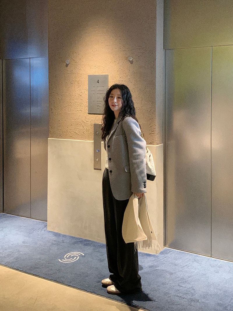 [MADE] [Wool Napping] Winter Warm Pintuck Wide Slacks