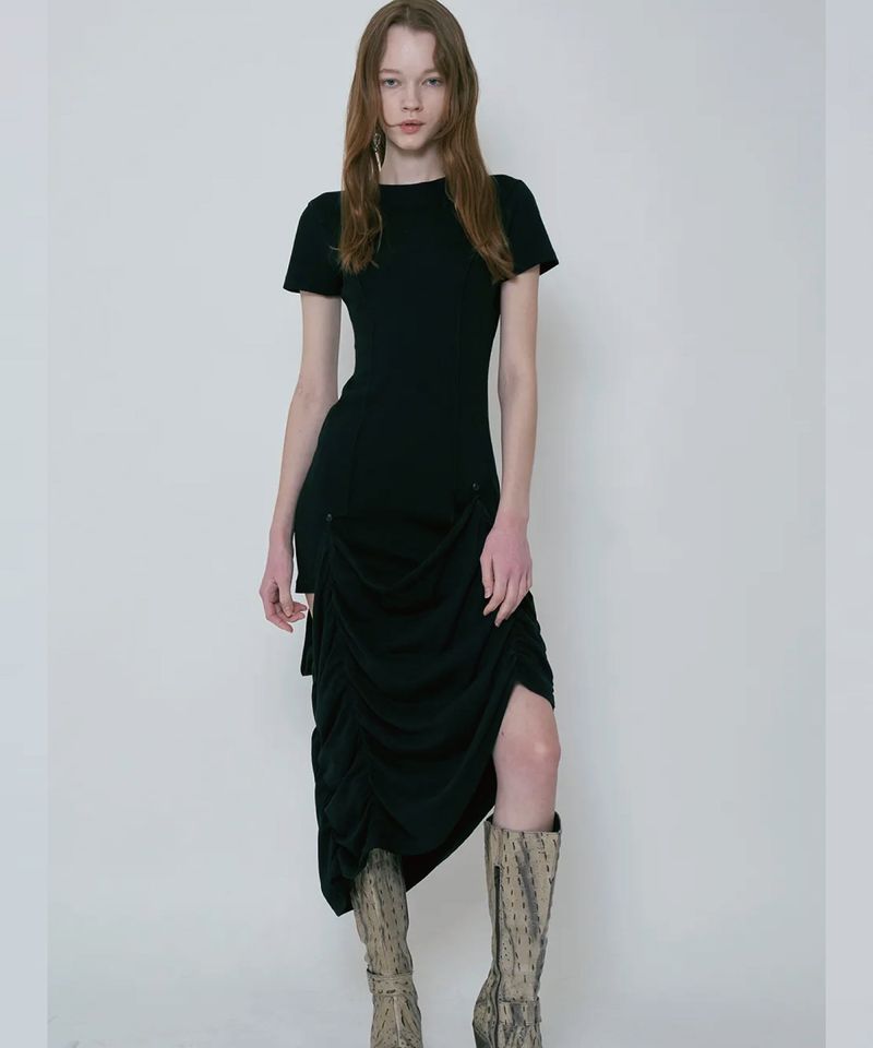 DROOP LINE TEE DRESS