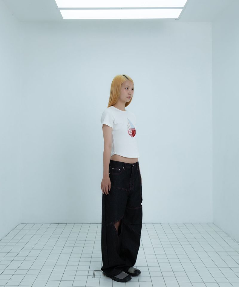 OS Hole Denim Pants