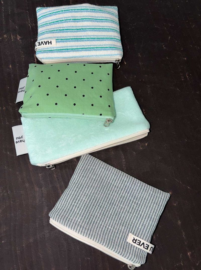 Terry tool pouch - mint