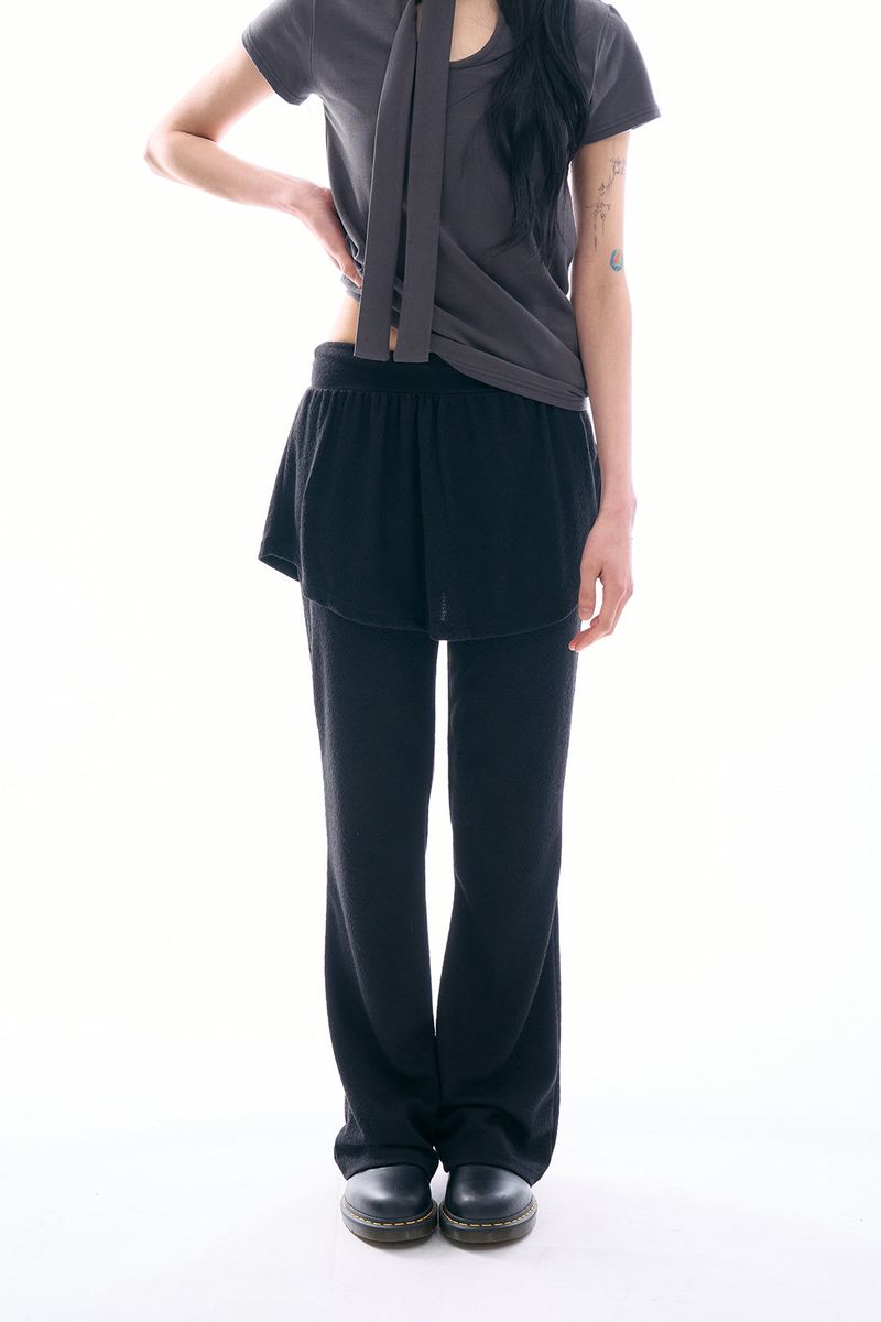 Caligo layered skirt pants