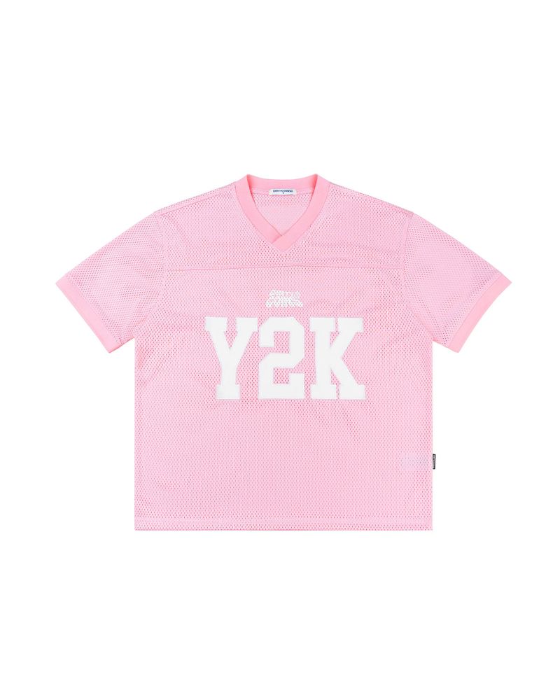 DirtyCoins(ダーティーコインズ)の「DirtyCoins Y2K Jersey Football Pink(Tops)」