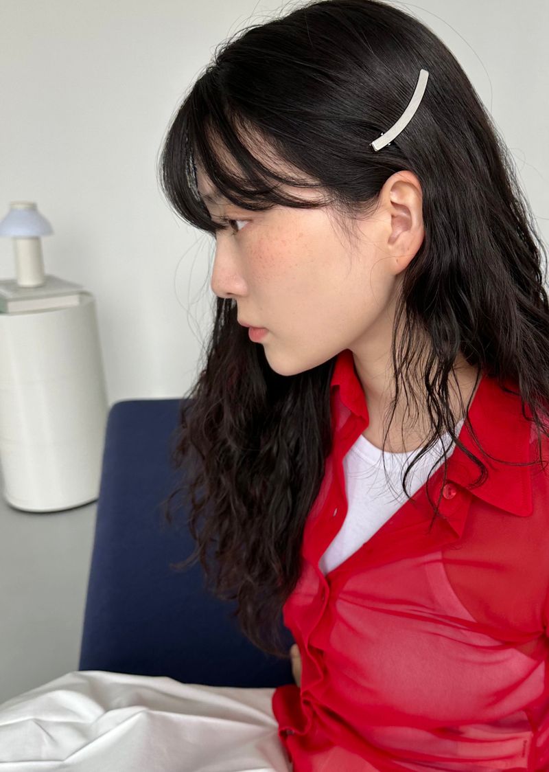 curve matt hair pin