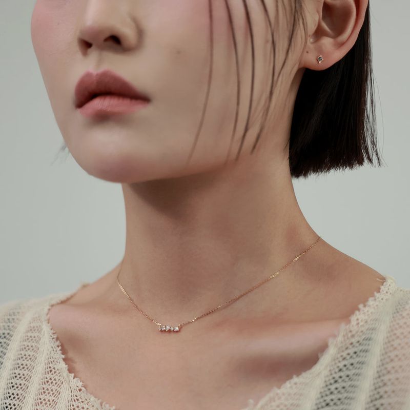 14K gold nar necklace