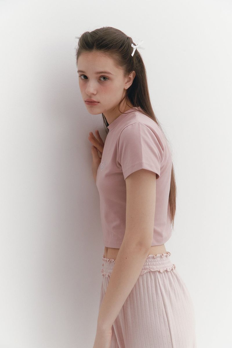 Crystal Hotfix T Pink